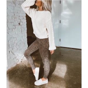 Spanx EcoCare Leggings in Leopard